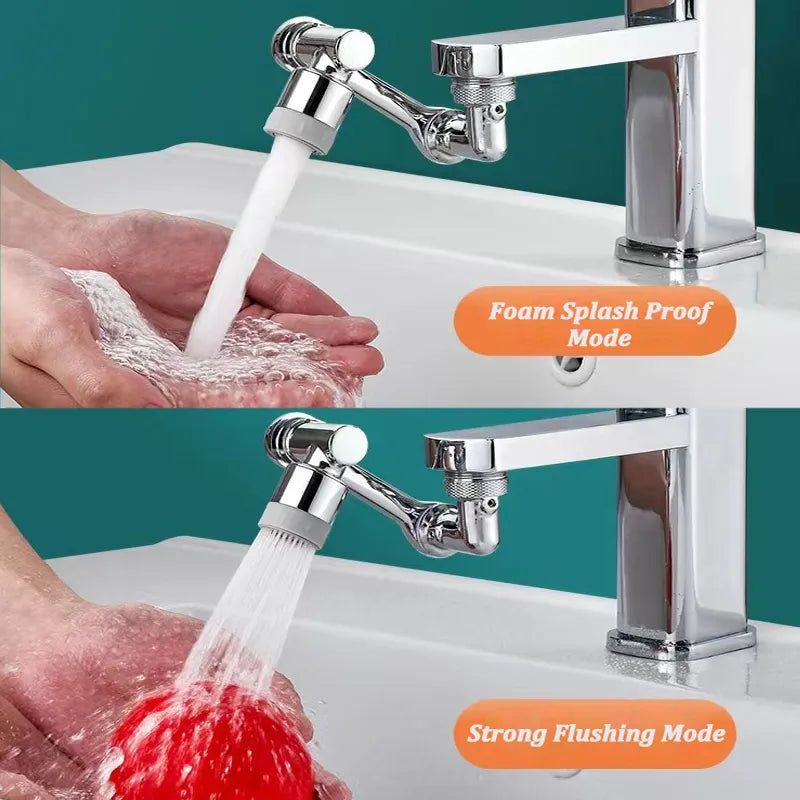 Flexible 1080° Faucet Extender – Dual Modes