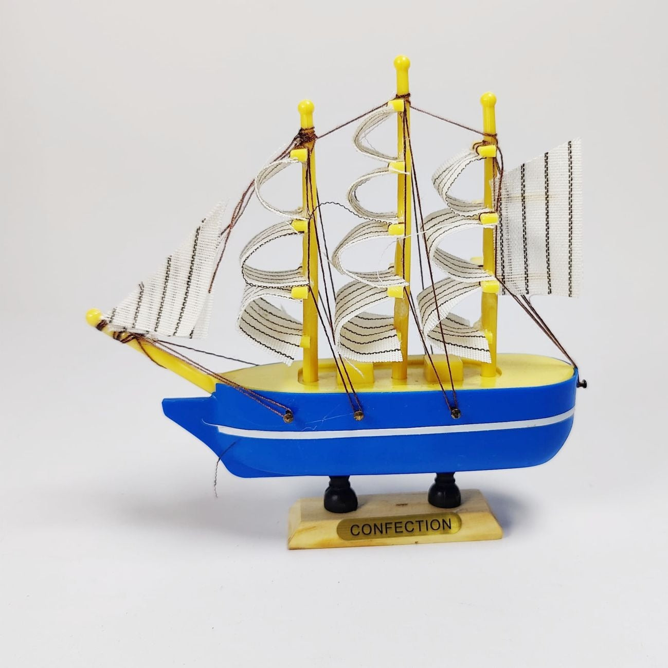 Wooden Sailing Boats Ship Model | Handcrafted Boat Home Decoration - Large