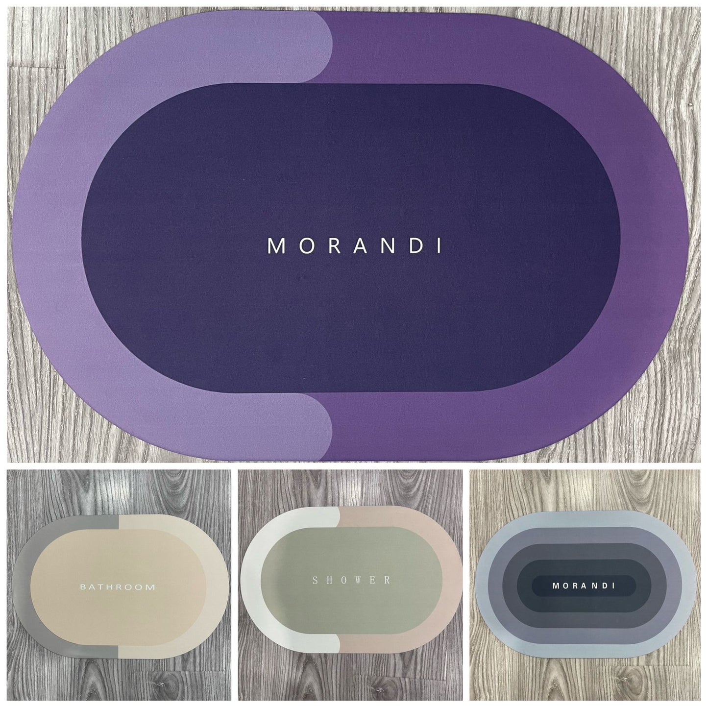 Bath Mat Super Absorbent Quick Drying Bathroom Rugs Non Slip Kitchen Entrance Doormat Modern Napa Skin Floor Mats Home Decor