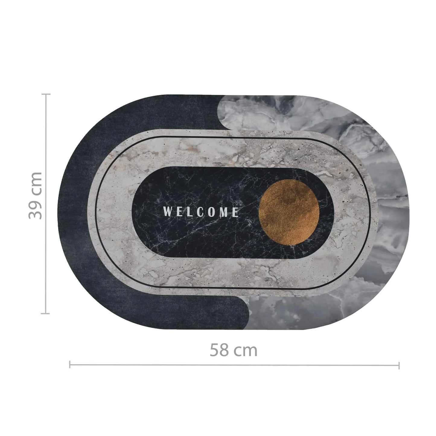 Bath Mat Super Absorbent Quick Drying Bathroom Rugs Non Slip Kitchen Entrance Doormat Modern Napa Skin Floor Mats Home Decor