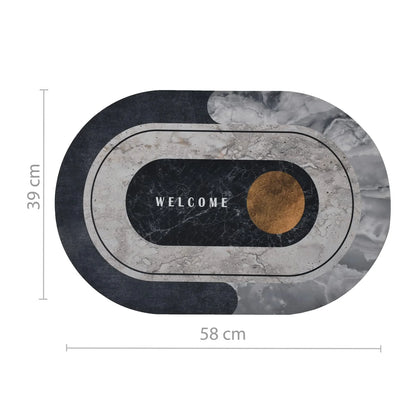 Bath Mat Super Absorbent Quick Drying Bathroom Rugs Non Slip Kitchen Entrance Doormat Modern Napa Skin Floor Mats Home Decor