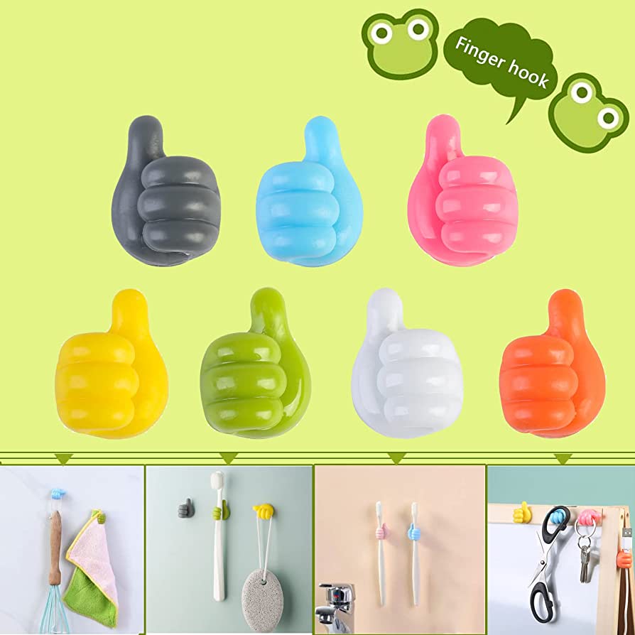 PACK OFF 10 Thumb Wall Hook