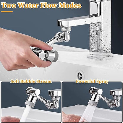 Flexible 1080° Faucet Extender – Dual Modes