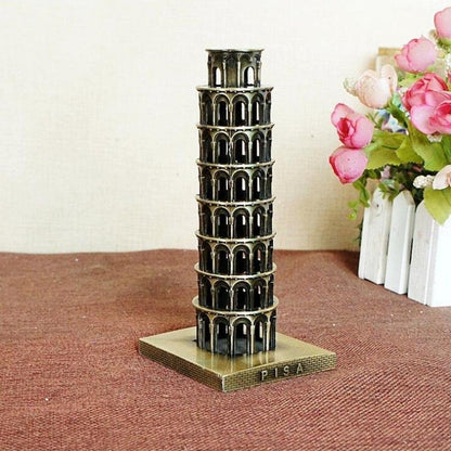 Pissa Tower Metal Model For Home & Office Decoration (10 inches)