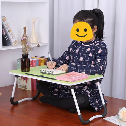 Wooden Laptop Table - Laptop Stand - Floor Table - Laptop table - Drawing Desk - Bed Tray Table Fold
