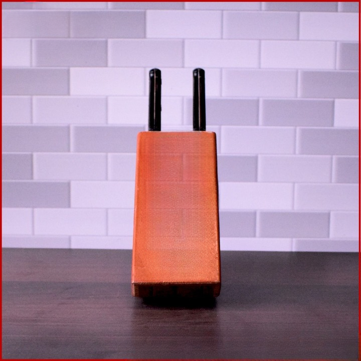 Knife Stand Wood Organize And Display Your Knives With Style