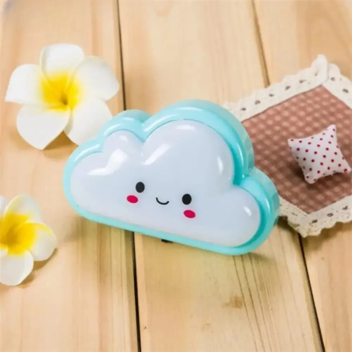 Smiley Cloud Plug-In LED Night Light
