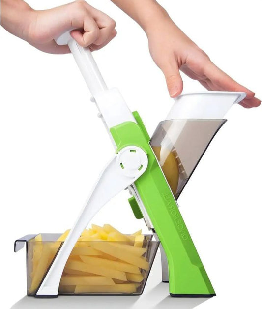 Safe And Multifunctional Mandoline Slicer Adjustable Vegetable Cutter, Precision Slicing Machine For Potatoes, Onions, Carrots, Cucumbers, And Fruits