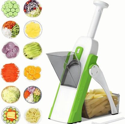 Safe And Multifunctional Mandoline Slicer Adjustable Vegetable Cutter, Precision Slicing Machine For Potatoes, Onions, Carrots, Cucumbers, And Fruits