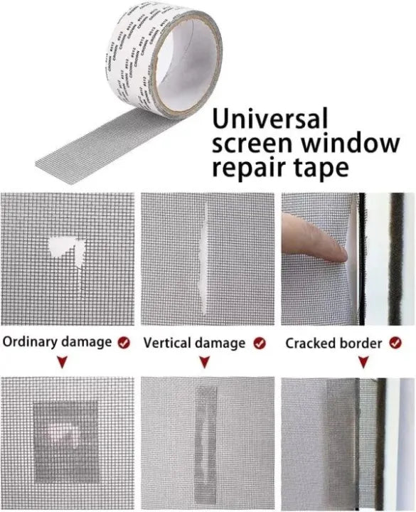 Mesh Roll Tape Window Screen Repair Patch