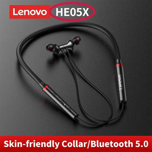 Lenovo HE05X Wireless Neckband Bluetooth Headset