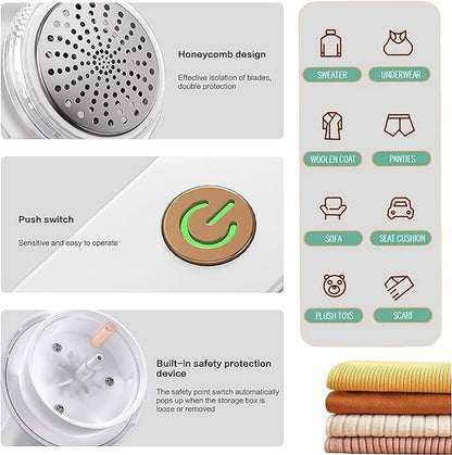Electric Lint Remover for Clothing | Anti-Pilling Razor & Hair Ball Trimmer