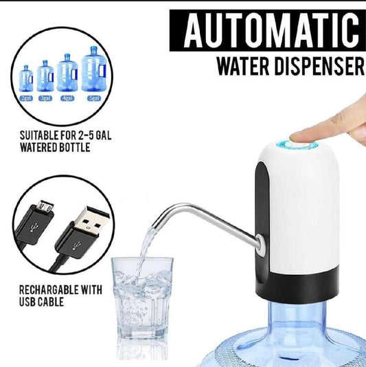 Automatic Electric Water Bottle Pump Dispenser With USB Rechargeable System
