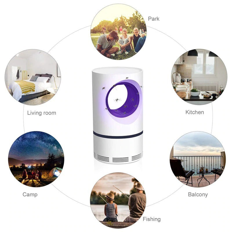 Mosquito Killer Lamp Electric Shocker Round