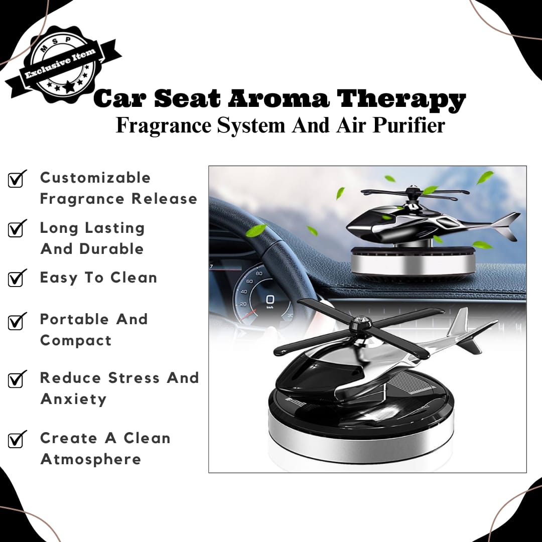 Car Aroma Diffuser Air Freshener Helicopter