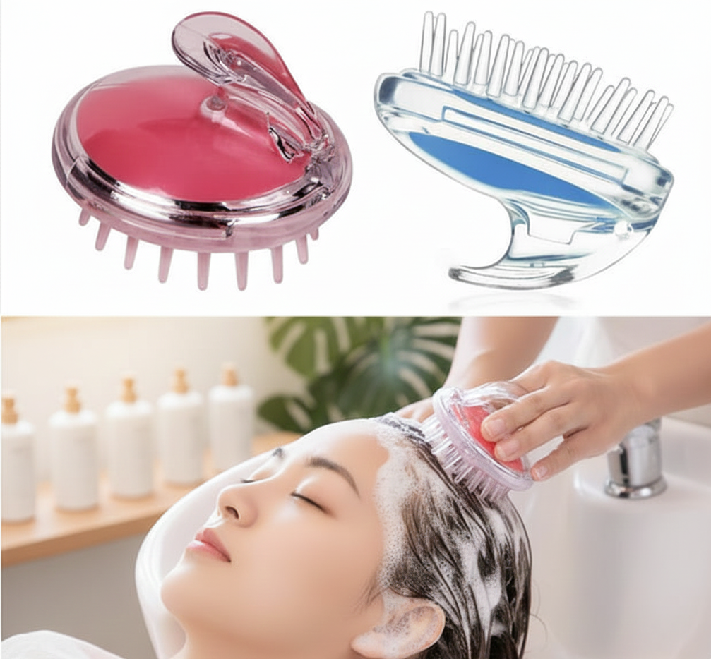 Hair Wash Brush Hair Growth Massager, Anti-Itch, Anti-Hair Fall
