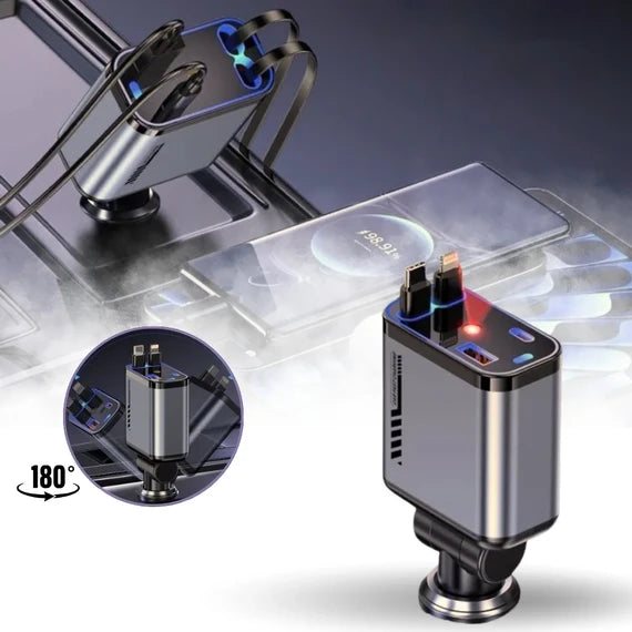 4 In 1 Multi Functional Car Charger Fast Charging