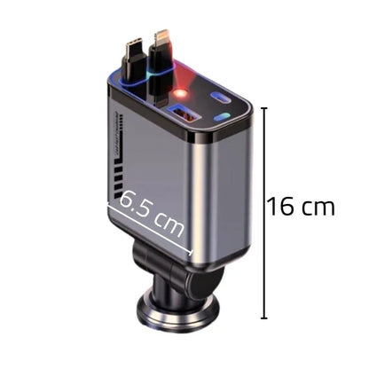 4 In 1 Multi Functional Car Charger Fast Charging