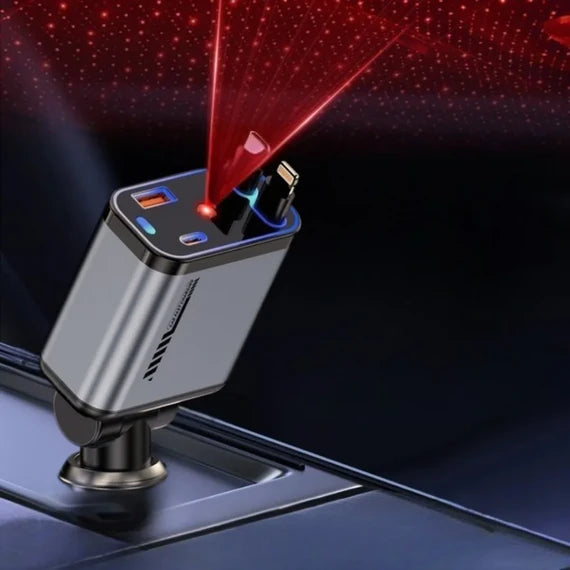 4 In 1 Multi Functional Car Charger Fast Charging