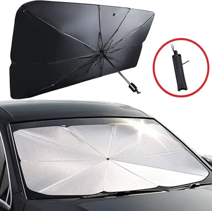 Foldable Car Windshield Sun Shade Umbrella – UV Protection & Heat Insulation Cover