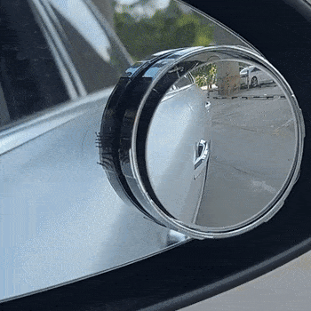 2 PCs rotatable Car Round Mirror Original Glass Rear view Blind spot Side Mirror rotatable lens