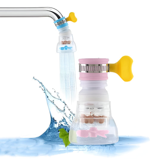 Kitchen Shower Splash Fan Faucet Water-saving Filter Shower Water Rotating Spray Regulator Tap Water Filter Valve for Kitchen tap nozzle extended filter water saving device Accessories - Each