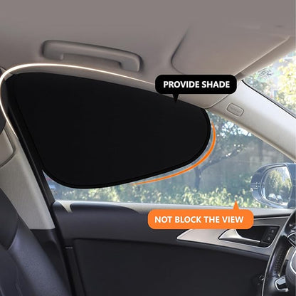 4 Pcs Car Shades Universal Size Sun Protection