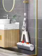 Self-Squeeze Sponge Mop – Hands-Free Floor Cleaning with Highly Absorbent Sponge