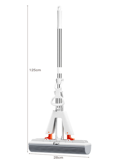 Self-Squeeze Sponge Mop – Hands-Free Floor Cleaning with Highly Absorbent Sponge