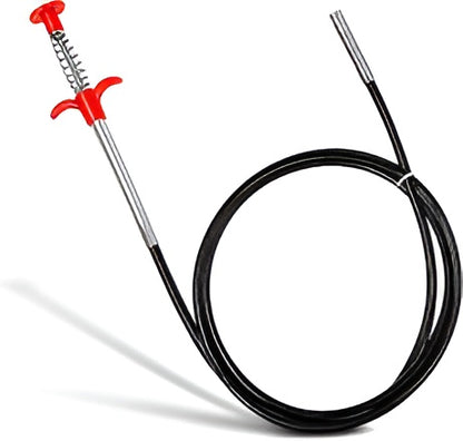 Stainless Steel Sink Wire Drain Cleaner | 90cm Spring Cleaning Stick