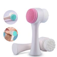3D Double-Sided Silicone Face Cleanser | Portable Facial Cleansing & Massage Brush