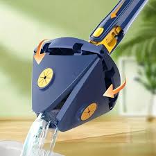 Extendable Triangle Mop 360 Twist Squeeze Window Glass Toilet Bathroom Floor Household Cleaning Ceiling Dusting