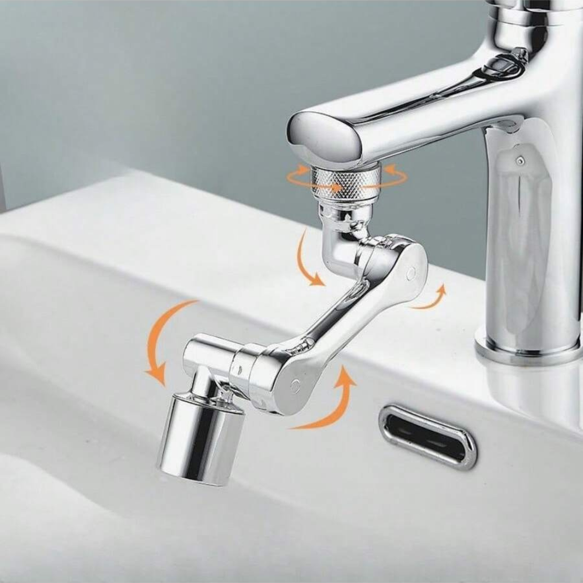 Flexible 1080° Faucet Extender – Dual Modes